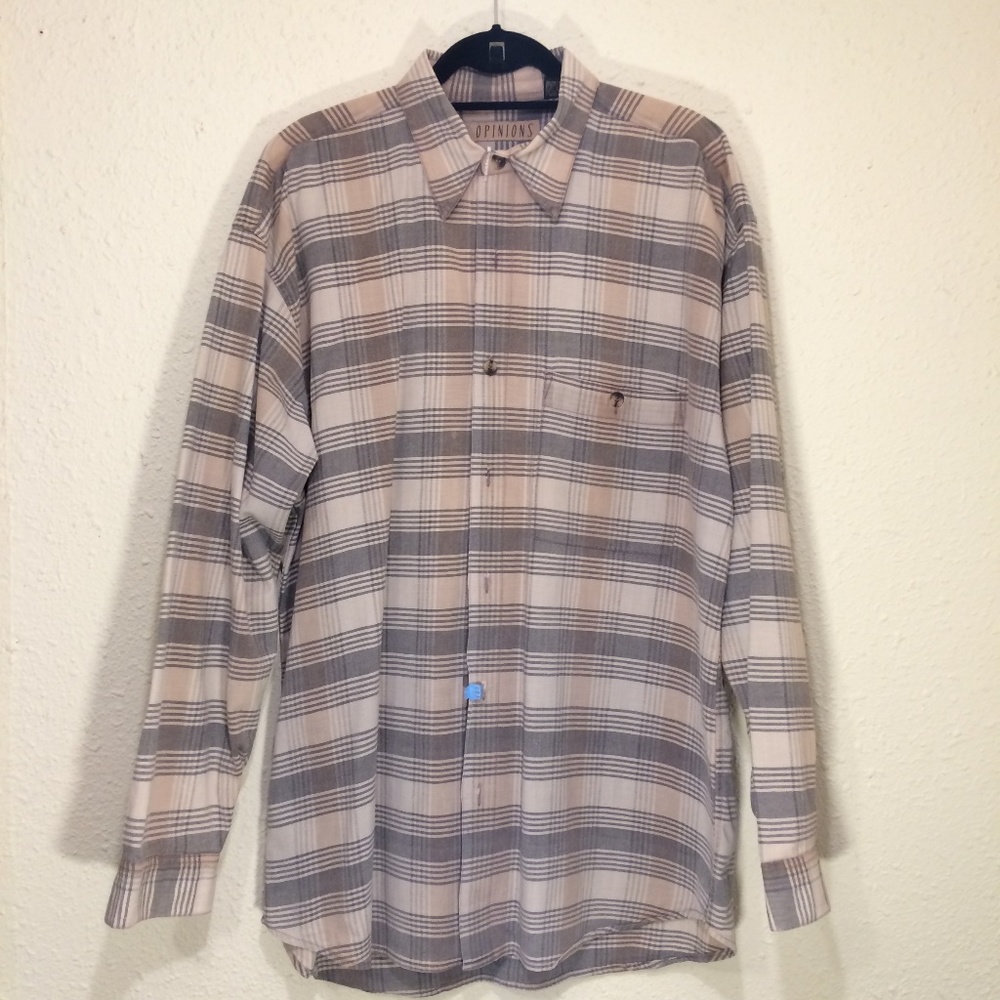 OPINIONS Vintage 95' Mens L Dress Shirt (115)